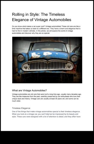 Driven by Classics Ένα διαχρονικό πάθος για vintage οχήματα