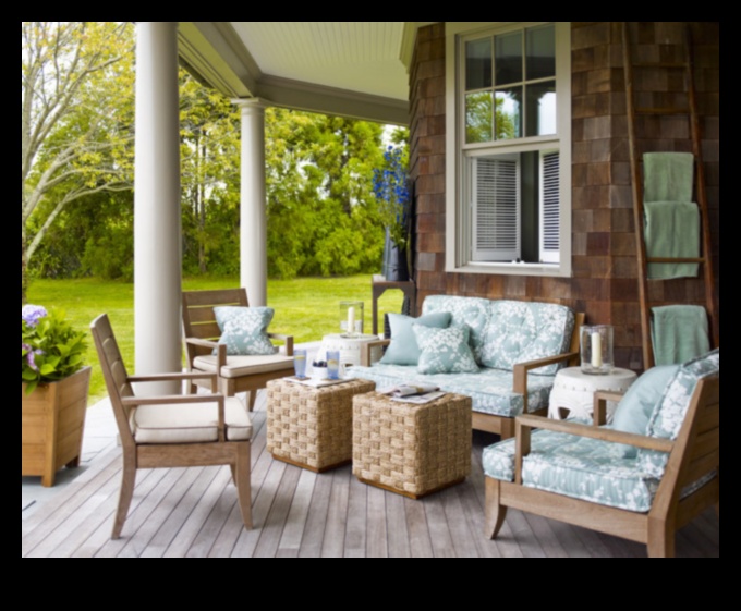 10 τρόποι για να δημιουργήσετε έναν υπαίθριο χώρο σαλονιού 4 Πώς να δημιουργήσετε έναν κομψό υπαίθριο χώρο σαλονιού