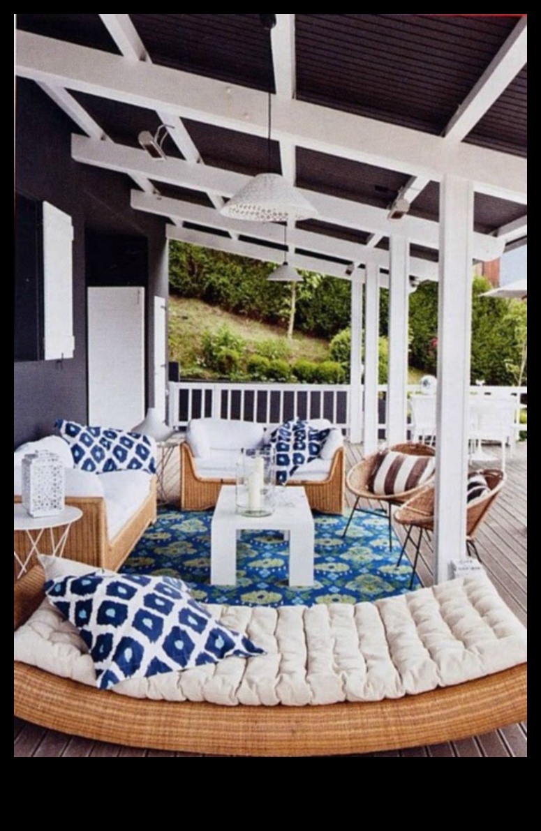 10 τρόποι για να δημιουργήσετε έναν υπαίθριο χώρο σαλονιού 5 Πώς να δημιουργήσετε έναν κομψό υπαίθριο χώρο σαλονιού