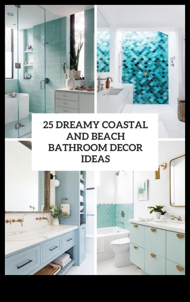 10 ιδέες διακόσμησης παραθαλάσσιου μπάνιου για ένα χαλαρωτικό καταφύγιο 4 Διακόσμηση παραθαλάσσιου μπάνιου για μια εμπειρία που μοιάζει με σπα