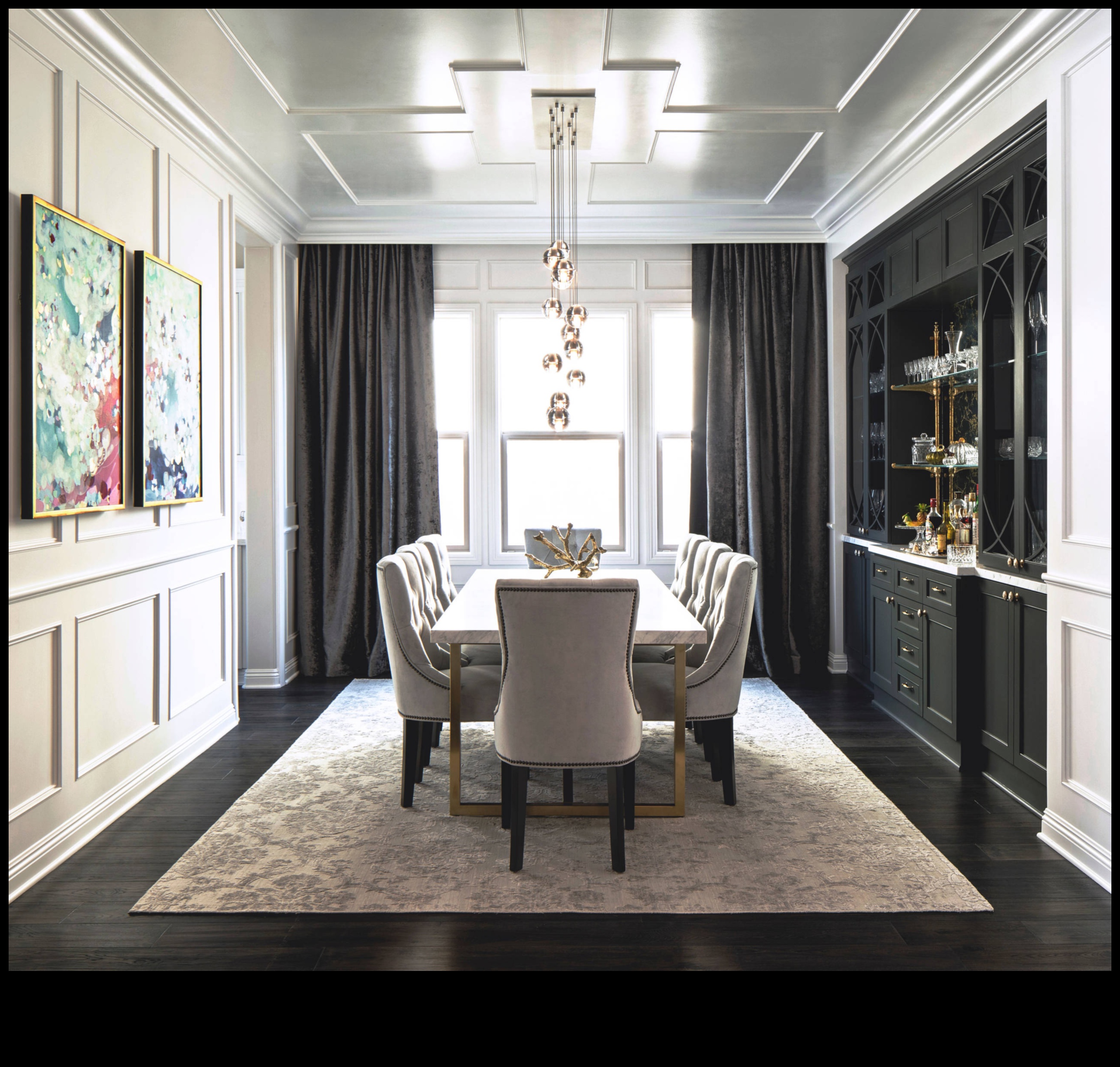 Εκλεκτική διακόσμηση τραπεζαρίας Μια μοντέρνα ανατροπή σε μια κλασική εμφάνιση 2 Εκλεκτική διακόσμηση τραπεζαρίας για προσωπικότητα