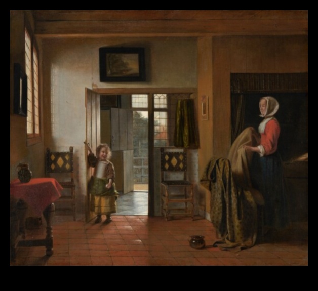 Οι εσωτερικοί χώροι του Pieter de Hooch Ένα παράθυρο στην ολλανδική οικιακή ζωή 5 Οι εσωτερικοί χώροι του Pieter de Hooch: Domestic Scenes in Dutch Genre Painting
