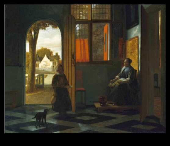 Οι εσωτερικοί χώροι του Pieter de Hooch Ένα παράθυρο στην ολλανδική οικιακή ζωή